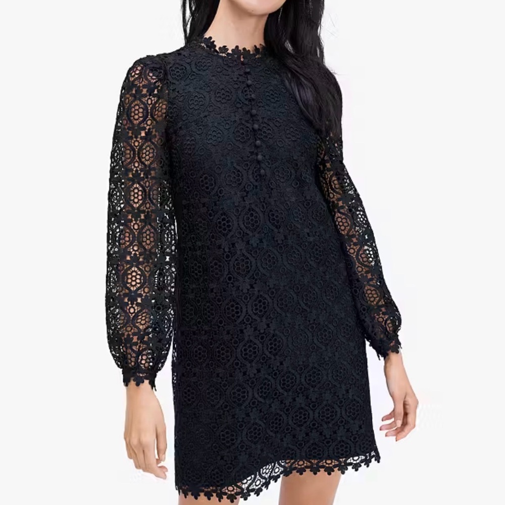 Kate Spade Scallop Lace Mini Dress Size 2